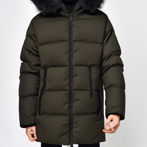 Thick Warm Parkas Coats Puffer Jacket thicken fleece Hooded Windbreaker Coat High Quality Long Coat Street wear Down Puffer Jacket Men