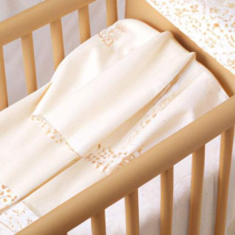 Bed Crib Cot Bedding Set Wooden safety baby Eco Friendly Bamboo Newborn Baby Photography Props Bedding Setin High Quality Baby