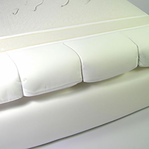 Lujo 100% algodón 90% protector blanco acolchado funda de colchón impermeable relleno de plumón de pato protector de colchón de hotel colección de fundas de colchón de hotel