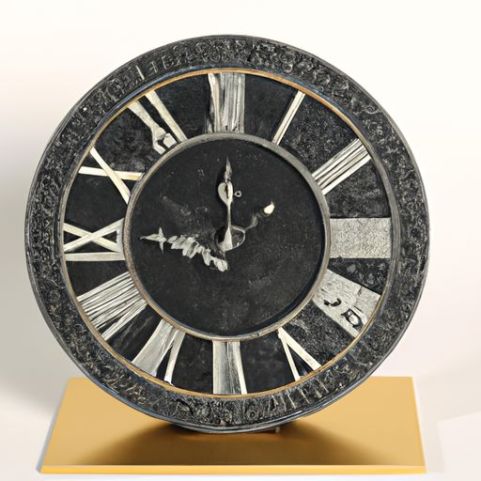家の装飾卓上時計時計12インチギフト用木製工芸装飾モダンな高級置き時計
