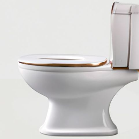 สุขภัณฑ์ดีไซน์รอยัลหนึ่ง inodoros y lavamanos ชิ้นชุบทองสีห้องน้ำโถชักโครกเซรามิกหรูหราทองห้องน้ำขายร้อนที่ทันสมัย