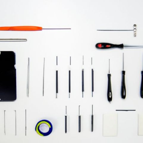 Kits de herramientas de reparación de apertura de pantalla, destornillador, juego de pantalla LCD de teléfono, herramientas de desmontaje de palanca para iPhone para reparación de teléfonos móviles Android 8 en 1