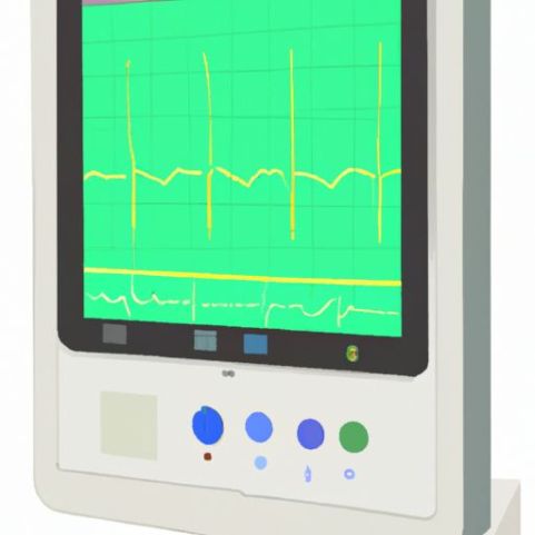 Resolución pantalla táctil a color electrocardiógrafo YJ-ECG601 panel detector veterinario máquina de ECG potable para hospital médico 7 pulgadas de alto