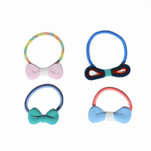 bow hair circle girl ponytail leather clips hair pins band headband 20 color simple everything with