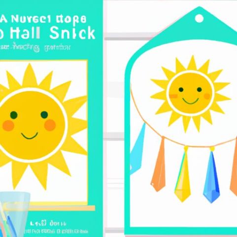 Tekenspeelgoed voor kinderen, kunst, schilderknutselsets, sets voor kinderzonnevanger DIY ART en kristallen zonnevanger