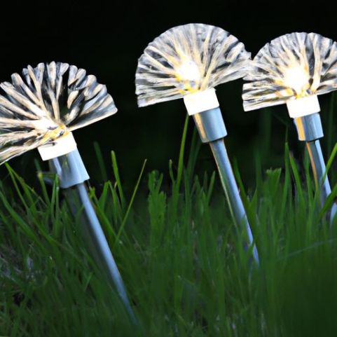 装饰照明 3 头太阳能野营灯蒲公英花园灯 2 种明亮的灯具模式适用于庭院庭院花园装饰太阳能灯户外