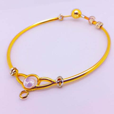 Chain Metal Beaded And 18k gold plated Ring Set For Women Charm Beads 2022 Clover Stone Ladies Couple Bestfriend Bracelet eManco Bracelet Bangle