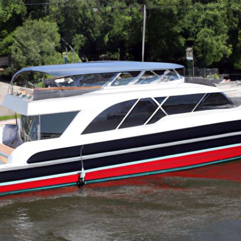 tekne 17,6 metre 58ft Su lüks partisi Taksi kargo taşıma mavnası 5083 Alüminyum yolcu
