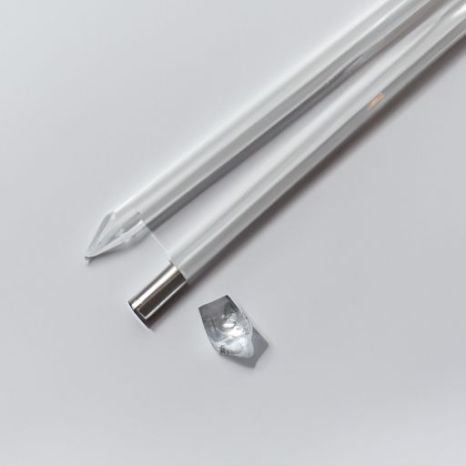 Strass-Picker-Bleistift, Maniküre-Werkzeug, Stift, Strass-Nieten, Wachs-Spitzenbohrer, Nagelkunst-Dotting-Stifte, 8,5 cm, weißer Holzkristall
