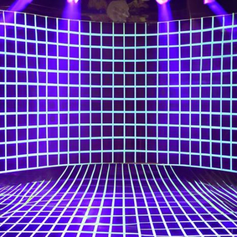 Sân khấu sàn nhảy tương tác LED trang trí tiệc cưới cho các sự kiện chương trình rigeba 12 * 12 pixel