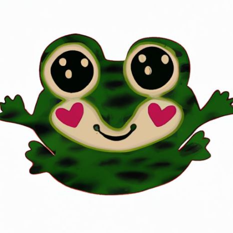 Style Cute Embroidery Eyes Plush kawaii anime stuffed Frog Animal Blanket Toys Super Comfortable Lovely Toys Frog Plush M362 Cartoon Anime