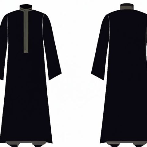 맞춤형 중동 아바야 카프탄 이슬람 단색 이슬람 드레스 블랙 기도 이슬람 아바야 매트 세트 디자인 슈퍼 인기 디자인