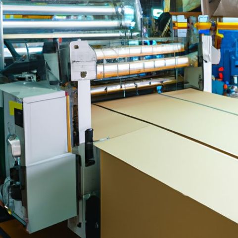 Machine de fabrication de papier cartonné, ligne de production de machine d'emballage de papier cartonné Ligne de production Ventes chaudes de carton ondulé
