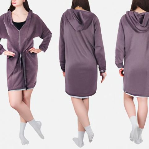 Conjunto feminino vestido de gravidez com capuz de alta qualidade moletons de enfermagem roupa de noite roupa de dormir para maternidade pijama enfermagem sono