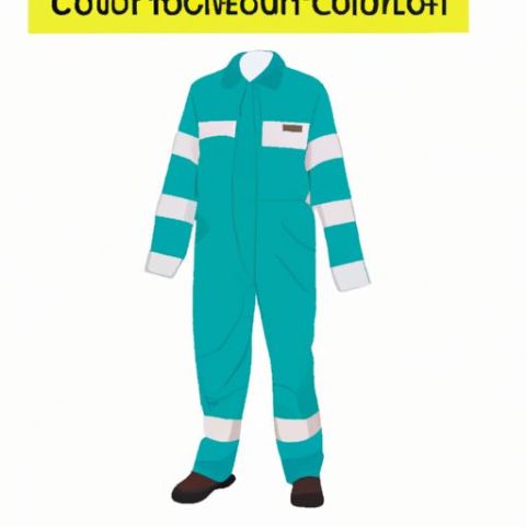 100% mono de algodón uniforme de trabajo chaqueta de trabajador uniforme escolar mono de seguridad reflectante de alta visibilidad personalizado
