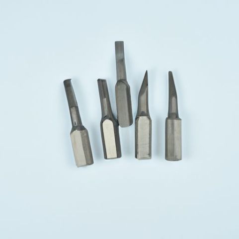 Set di scalpelli da tornio in acciaio al cromo vanadio di qualità Utensile per punzone centrale con impugnatura zigrinata Utensili manuali Punzoni centrali 10 x 100 mm di altezza