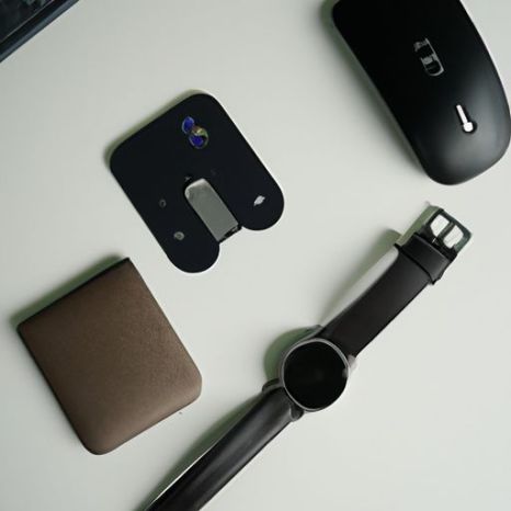 Matte Ladegerät Handy Brieftasche Halter Leder Telefon Smartwatch für Männer mit SIM-Ladestation Karte Zahlungsfunktion Telefon K900 Tastatur und Maus