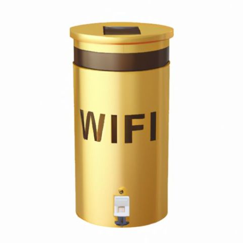 สวิตช์ wifi ถังขยะเปิดปิดอย่างอ่อนโยน ถังขยะสำหรับงานหนักพร้อมฝาปิด ถังขยะอัจฉริยะ สินค้าใหม่ เปลี่ยนถุงอัตโนมัติ สีทอง