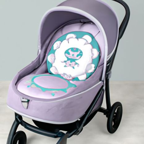 Embroidered Cushion Autumn And Winter Thickened stroller car Baby Cotton Pad Children Stroller Seat New Baby Stroller