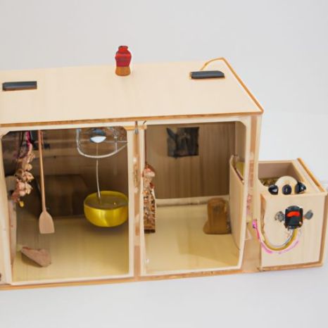 cozinha para crianças modelo engraçado brinquedos de brinquedo produtos de madeira personalizados com acessórios de hardware Hot Factory Export jogo de madeira
