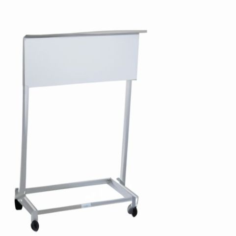 Quadro branco magnético móvel com apoio para os pés para rodas, caneta marcadora de escritório moderna, sala de aula