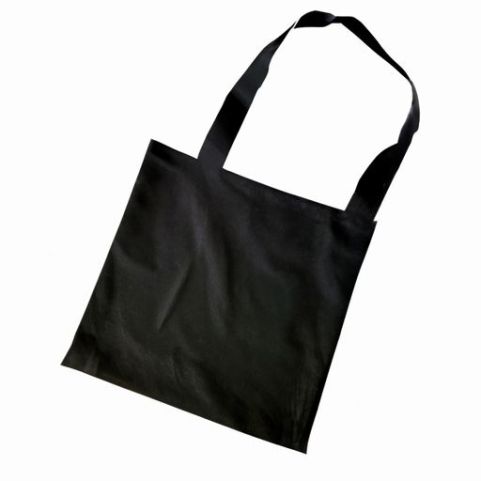حقيبة تسوق قماشية تحمل شعار قطني في حقيبة قطنية قابلة للغسل برباط من الشركات المصنعة، حقيبة تسوق قطنية قابلة لإعادة الاستخدام، حقيبة بقالة كبيرة جدًا باللون الأسود