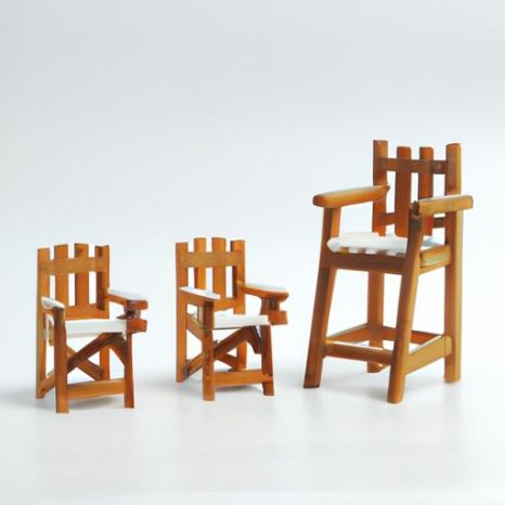 per la decorazione domestica Miniatura Lifeguard nuovo arrivo Stand mini sedie in legno