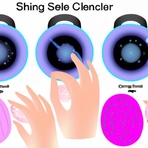 Silicon Facial Wash Cleaning không thấm nước làm sạch Máy chà sàn Cleaner Sonic Bàn chải làm sạch da mặt bằng silicon Điện làm sạch mặt không thấm nước