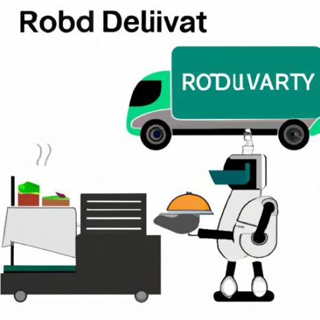 Robot voor hotelrestaurant, ziekenhuis, voedselbezorging, commerciële bar, volledig autonome commerciële service van hoge kwaliteit