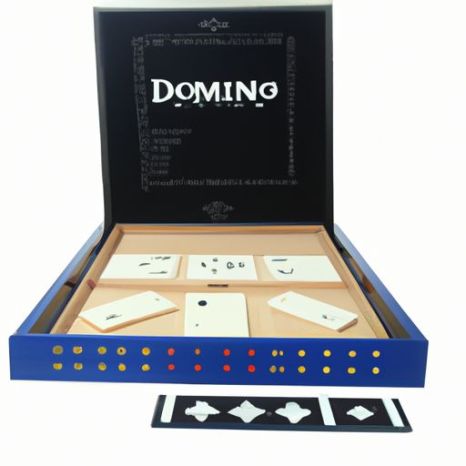 Set TicTacToe Domino en dobbelstenen voor luxe kinderen en volwassenen met glazen dekseldoos en sluitsysteem Beste kwaliteit houten 3 spellen