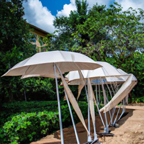 Délai de livraison rapide parasol extérieur parasol de jardin résine hôtel patio banane parapluie 10FT parapluie suspendu en porte-à-faux