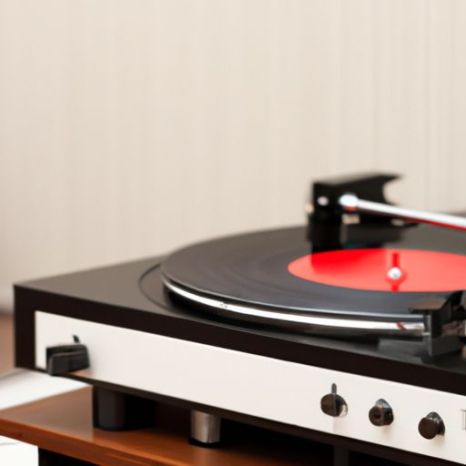 Platine tourne-disque avec haut-parleurs stéréo pour maison, lecteur de disque vinyle, Bluetooth rétro classique