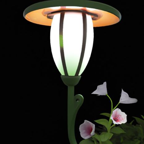 Plant Pot Lights Integrated Ip65 street lamp holiday decor Solar Garden Light Customized Hot Sale Yes Rgb Led