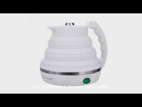 easy to clean silicone collapsible electric kettle Exporter,wholesale pricing for silicone collapsible electric kettles in hospitality settings Suppliers,travel tea kettle Maker,Travel electric kettle with dual voltage 110 240V China Maker